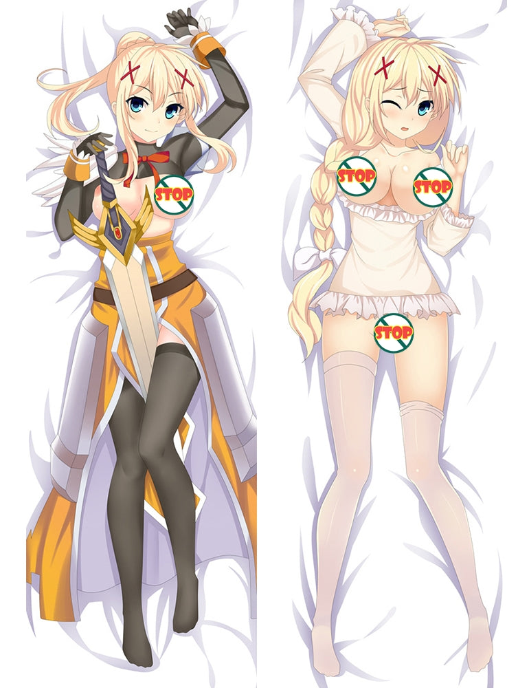 New KonoSuba God Blessing for This Wonderful World! Megumin Akua Darkness Main Heroine Cushion Cover Case image 0