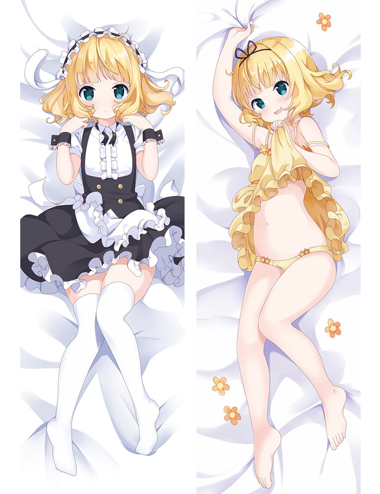 Is The Order A Rabbit? Sharo Tanga Kiriya Anime Dakimakura Pillow Cover image 0