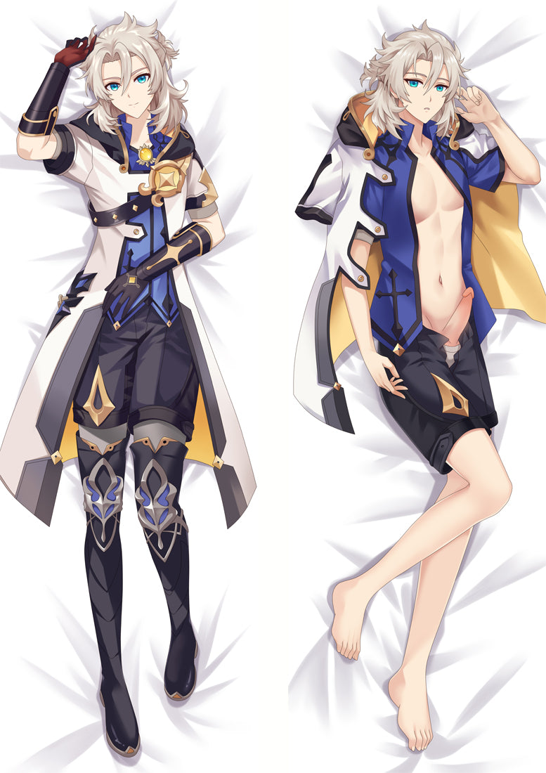 Genshin Impact Albedo Anime Dakimakura Pillow Cover image 0