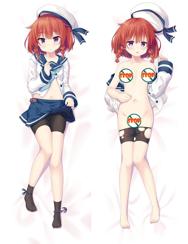 Kantai Collection Etorofu Anime Dakimakura Pillow Case image 0