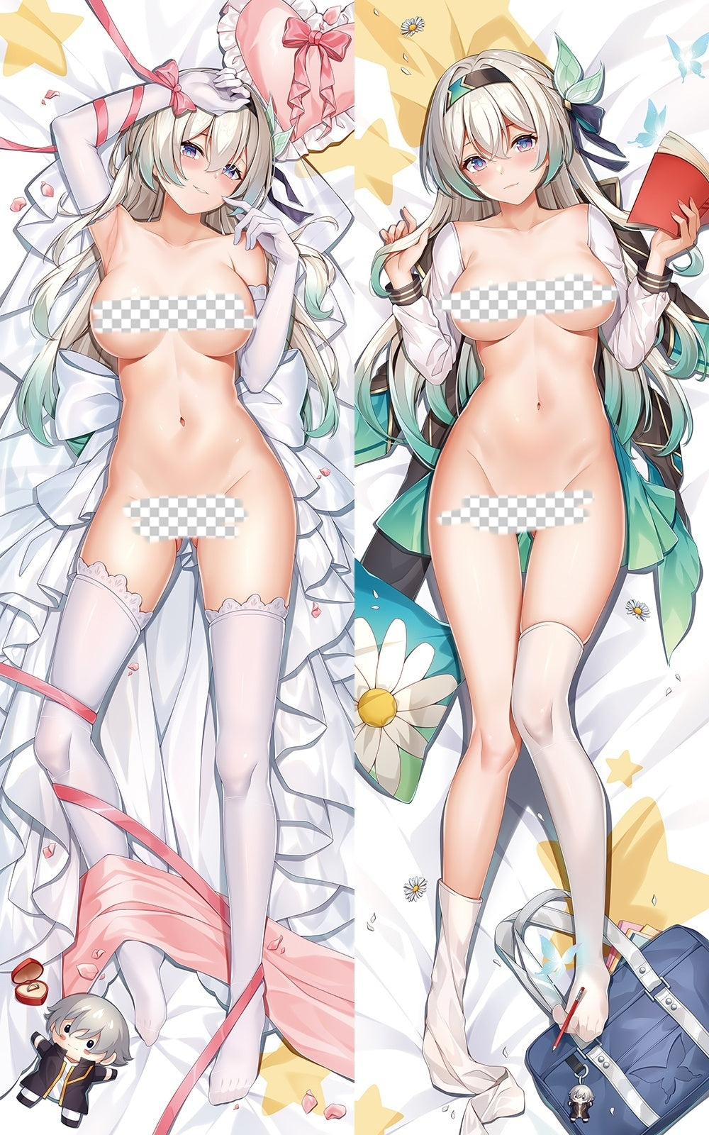 Honkai: Star Rail Firefly Anime Dakimakura Naked Pillow Cover image 0