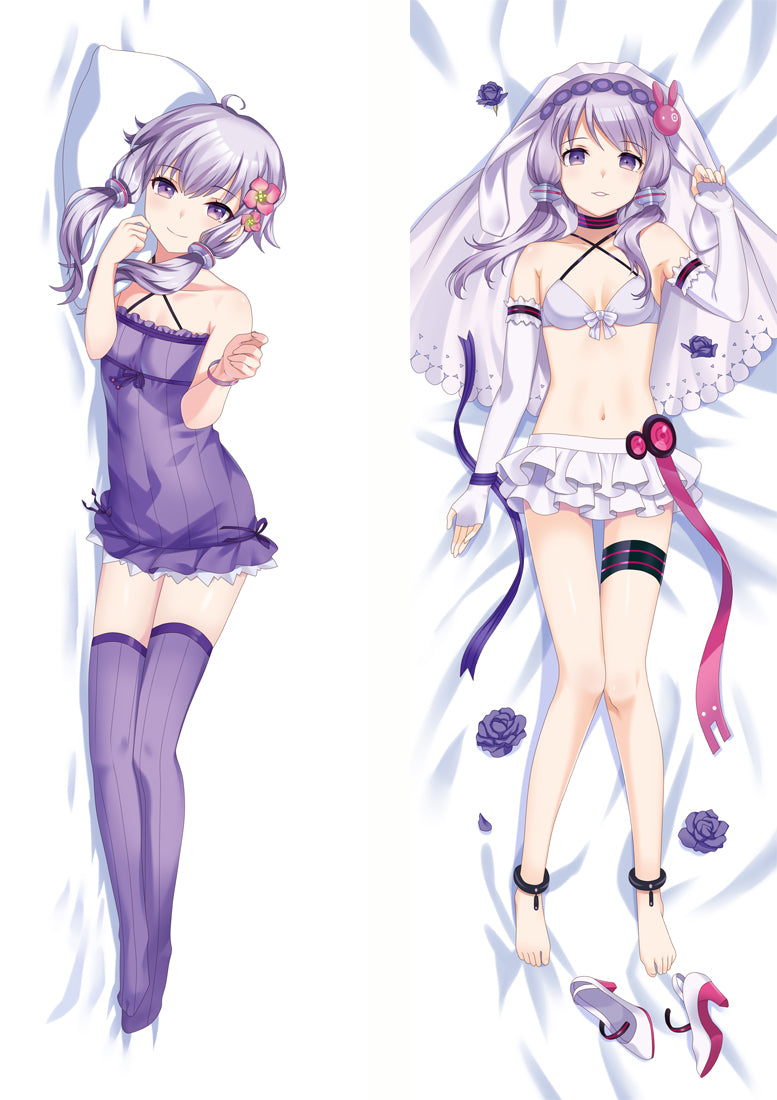 VOCALOID Yuzuki Yukari &amp; Kizuna Akari Anime Dakimakura Pillow Cover image 0