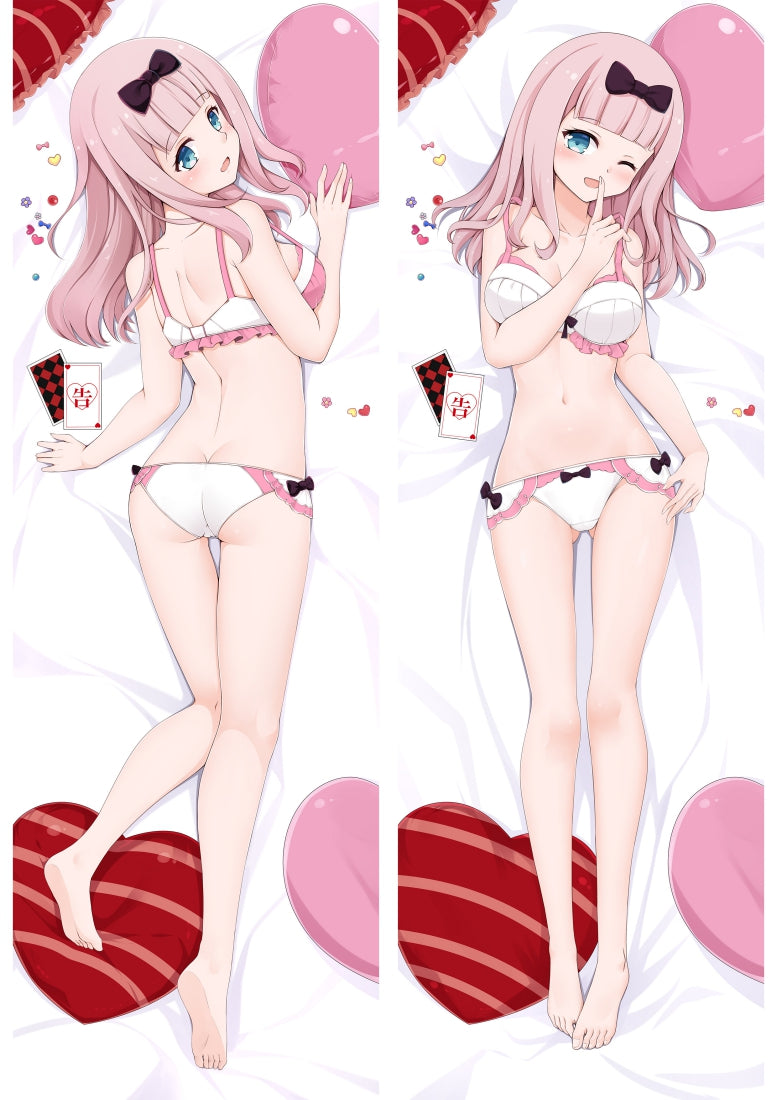 Kaguya-sama: Love Is War Fukuya Shika Anime Dakimakura Pillow Cover image 0