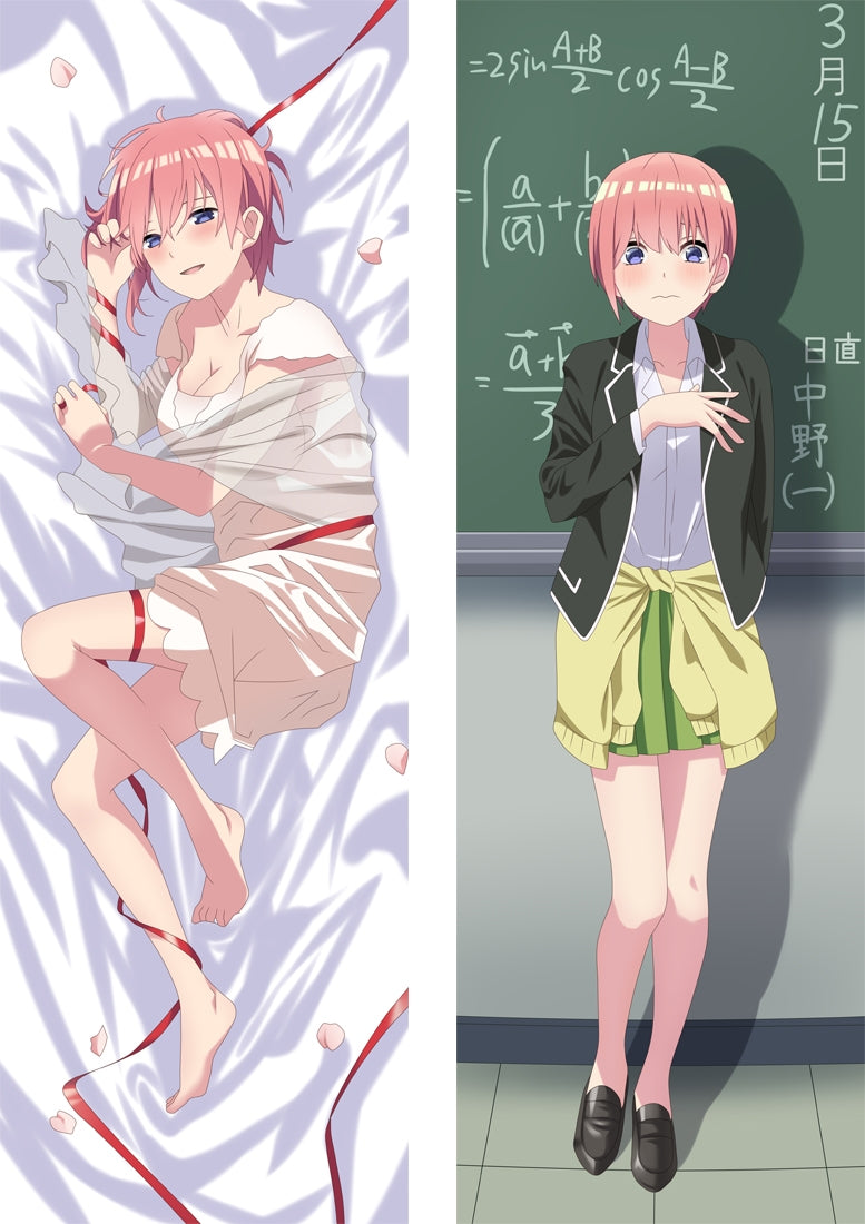 The Quintessential Quintuplets Nakano Ichika Anime Dakimakura Body Pillow Cover image 0