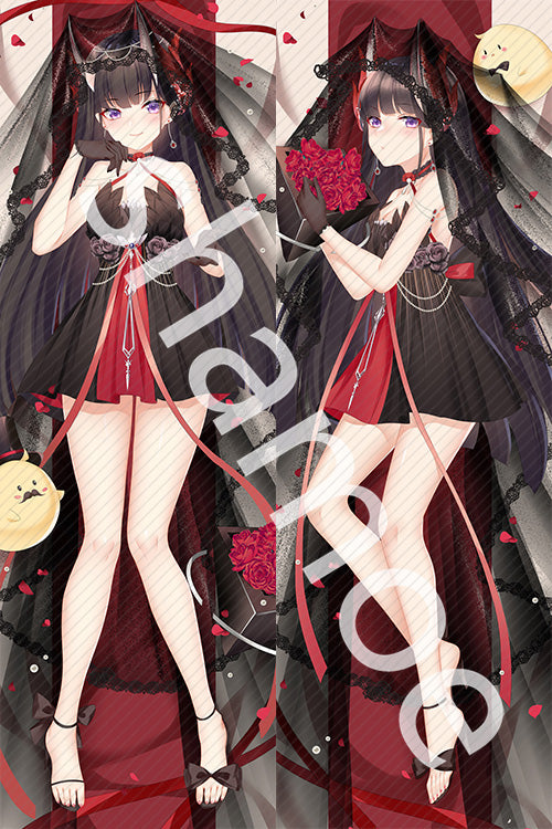 Azur Lane IJN Noshiro Anime Dakimakura Girl Pillow Cover image 0