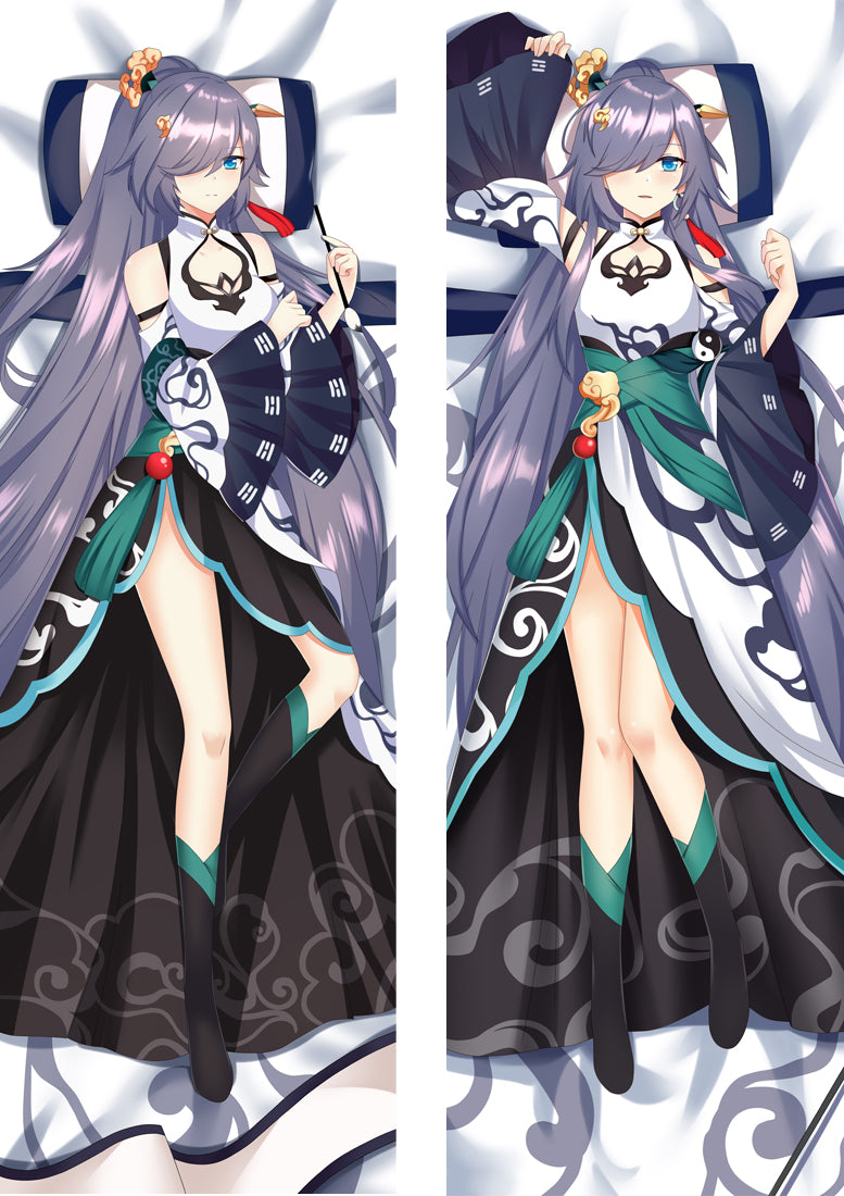 Honkai Impact 3rd Fuka Anime Dakimakura Body Pillow Cover image 0