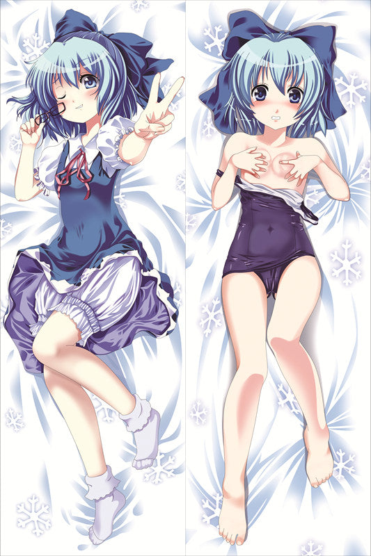 TouHou Project Cirno Anime Dakimakura Body Pillow Cover image 0