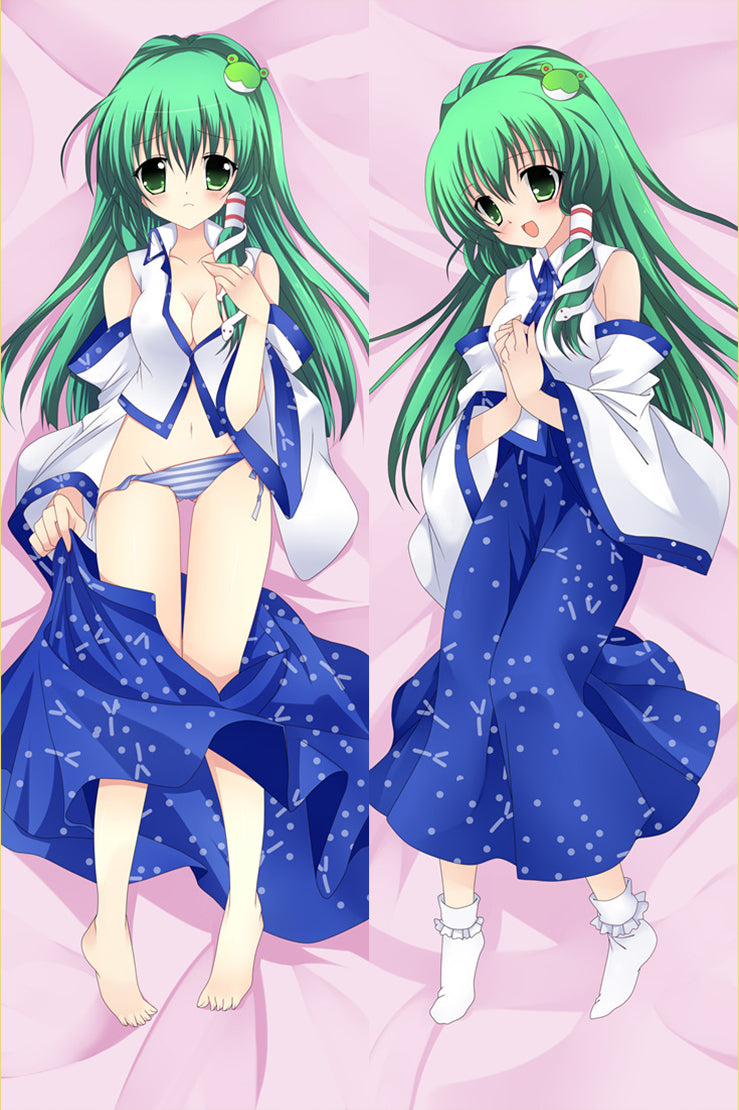 TouHou Project Koti(chi)ya Sanae Anime Dakimakura Pillow Cover image 0