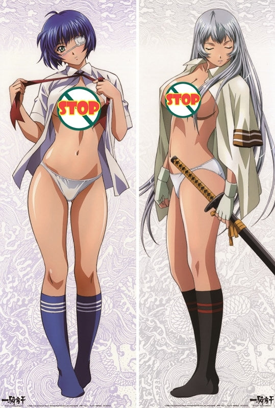 Battle Vixens Shimei Ryomou Anime Dakimakura Pillow Cover image 0