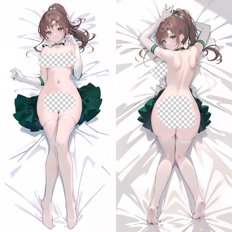 Sailor Moon Sailor Jupiter Kino Makoto Anime Dakimakura Body Pillow Cover image 0