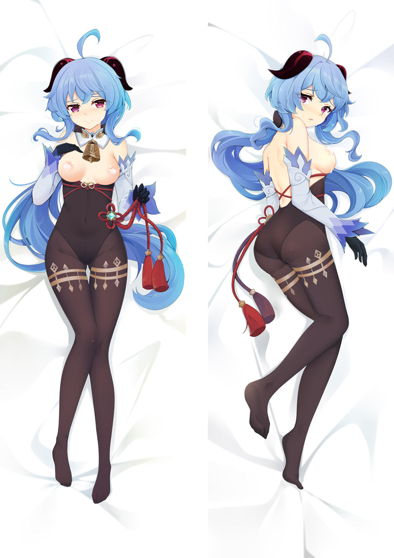 Genshin Impact Ganyu Anime Dakimakura Body Pillow Cover image 0