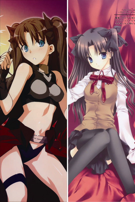Fate stay night Rin Tohsaka Anime Dakimakura Pillow Cover image 0