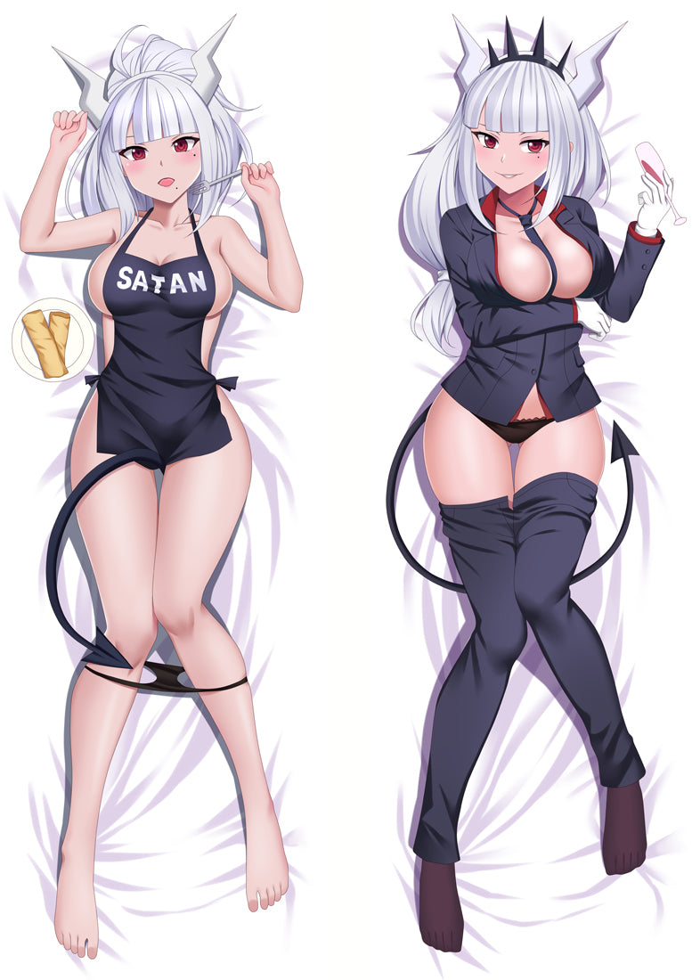 Helltaker Lucifer Anime Dakimakura Pillow Cover image 0