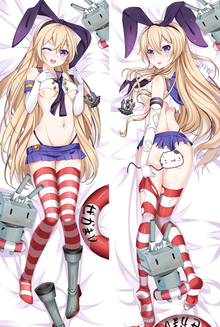 Kantai Collection Shimakaze Anime Dakimakura Pillow Cover image 0