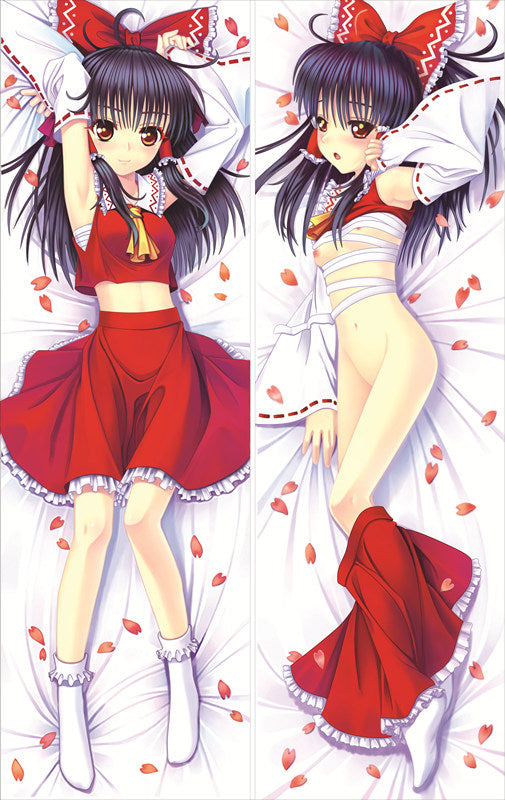 TouHou Project Reimu Hakurei 50x160cm Anime Dakimakura Body Pillow Cover image 0
