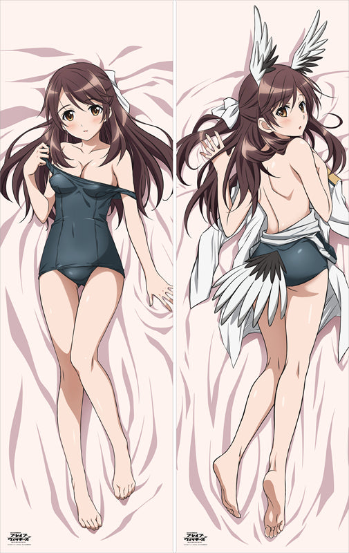 New Anime Strike Witches Takami Karibuchi Dakimakura Bed Hugging Body Pillow Case Pillow Cover image 0