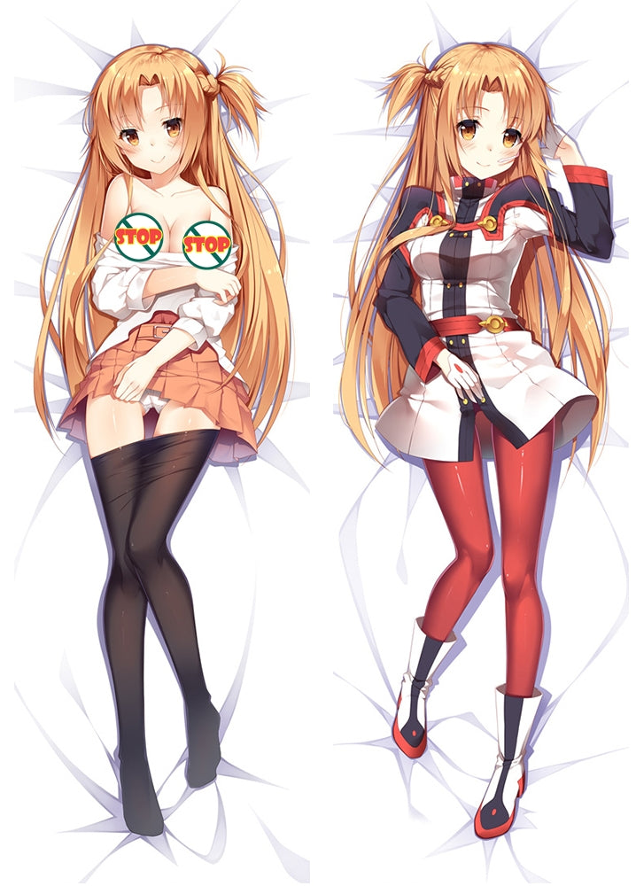 Sword Art Online Asuna Anime Dakimakura Hugging Body Pillow Cover image 0