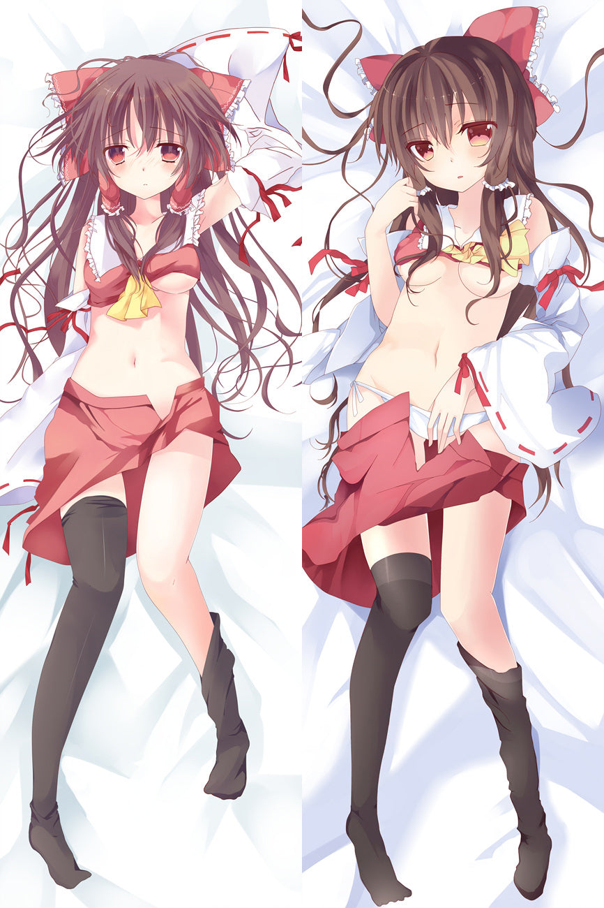 Touhou Project Reimu Hakurei Anime Dakimakura Pillow Case image 0