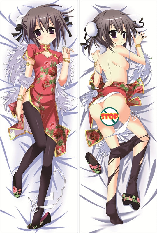 After happiness and extra hearts Itou Mikoto Anime Dakimakura Waifu Pillow Case image 0