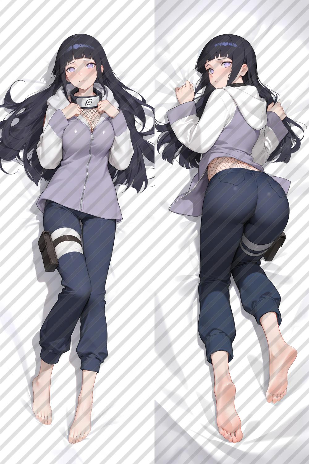 Naruto Hinata Hyuga Anime Dakimakura Girl Body Pillow Cover image 0