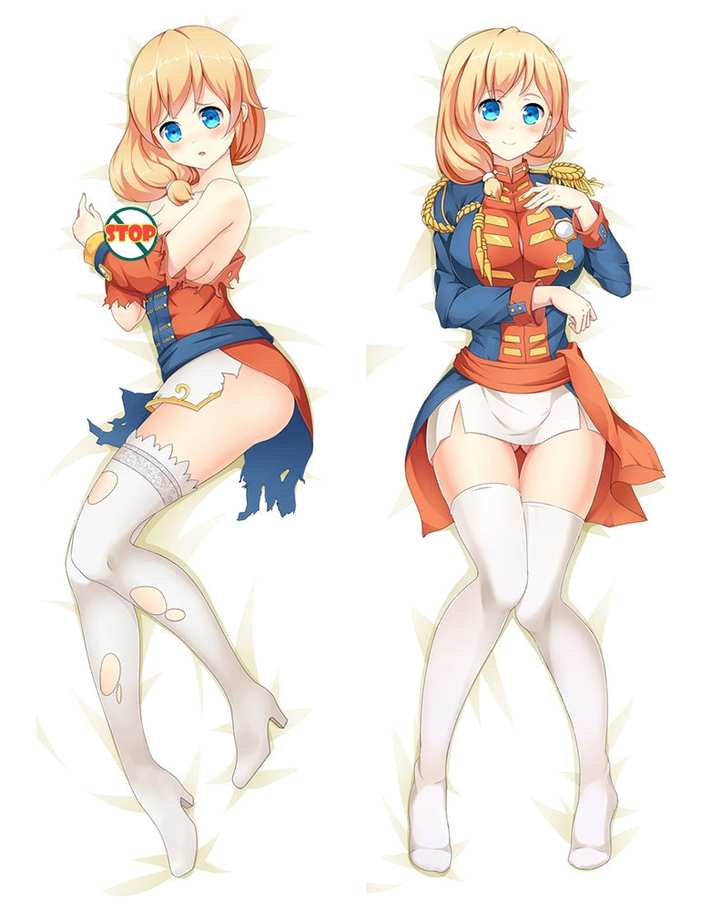 New Warship Girls HMS Rodney Hugging Body Otaku Gift Cover Dakimakura Pillow Case image 0