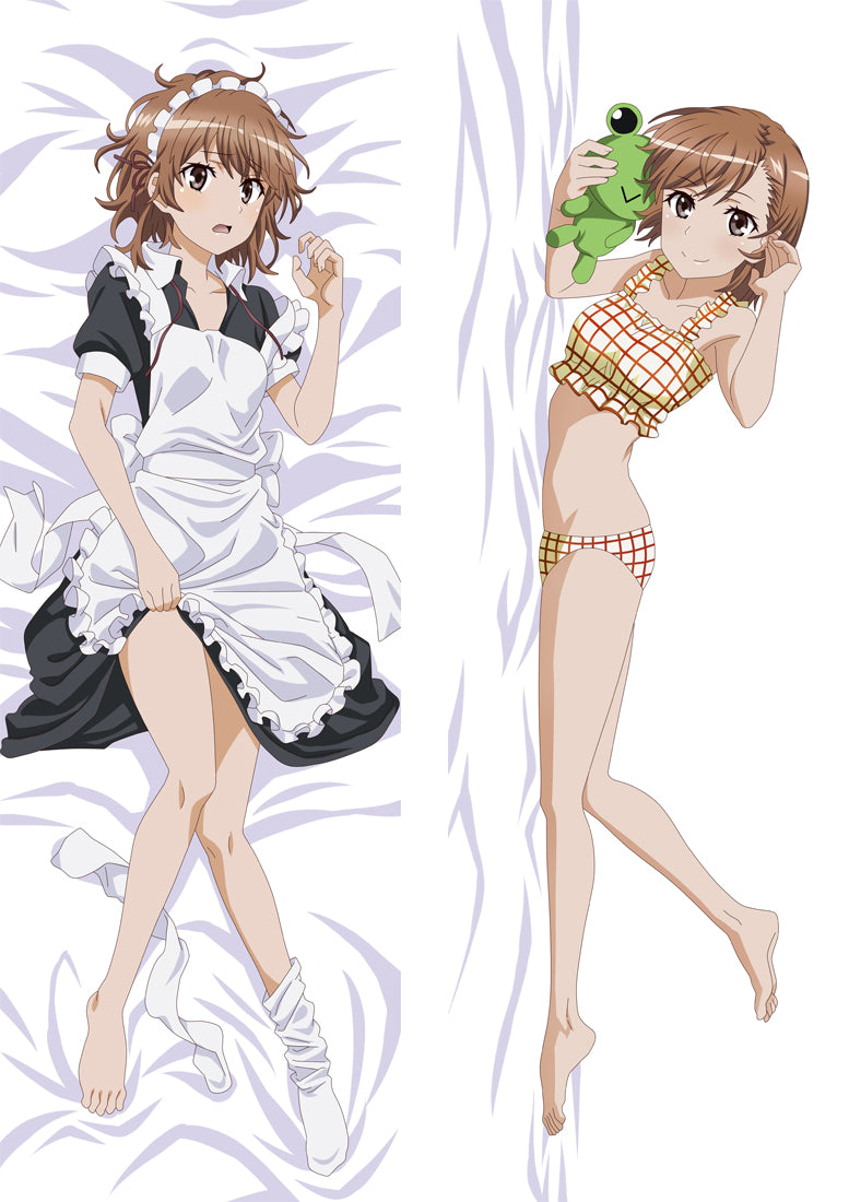 A Certain Scientific Railgun Mikoto Misaka Anime Dakimakura Pillow Cover image 0