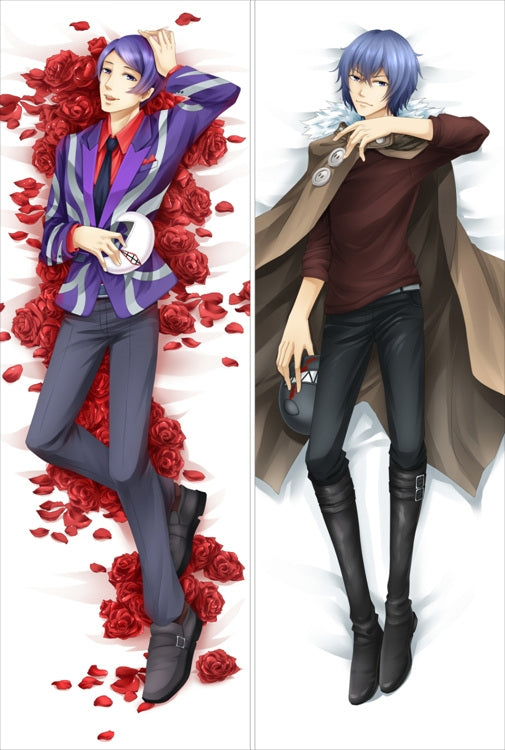 New Anime Tokyo Ghoul Shuu Tsukiyama&amp;Kirishima Ayato Dakimakura Bed Hugging Body Pillow Case image 0