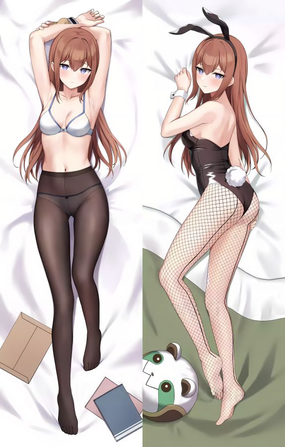 Steins;Gate Kurisu Makise Anime Dakimakura Sexy Body Pillow Cover image 0