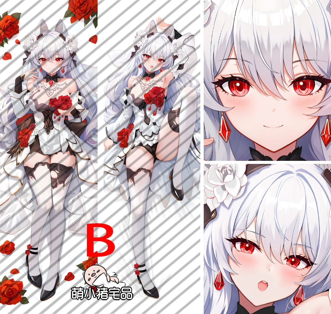 Honkai Impact 3rd Lunar Vow: Crimson Love Anime Dakimakura Girl Pillow Cover image 0