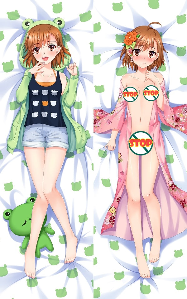 A Certain Scientific Railgun Mikoto Misaka Anime Dakimakura Pillow Case image 0
