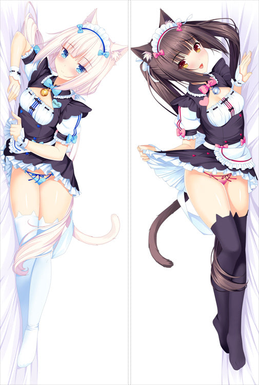 Nekopara Vanilla Artist Sayori Anime Dakimakura Body Pillow Cover image 0