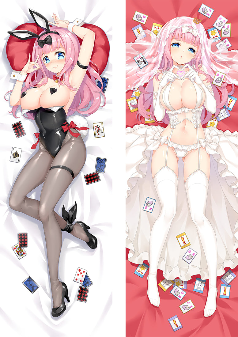 Kaguya-sama: Love Is War Fujiwara Chika Anime Dakimakura Pillow Cover image 0