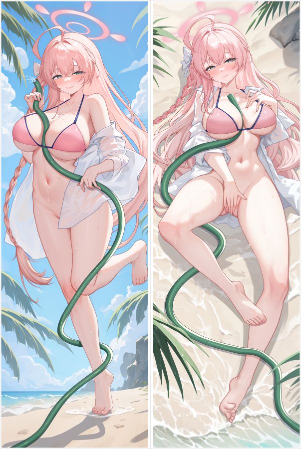 Blue Archive Urawa Hanako Anime Dakimakura Sexy Body Pillow Cover image 0