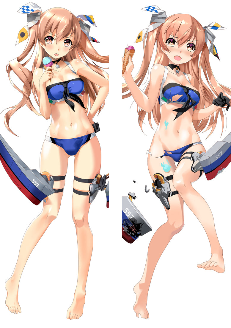 Kantai Collection Yukikaze Anime Dakimakura Pillow Cover image 0