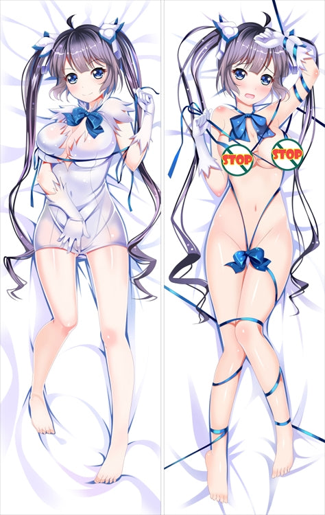 Is It Wrong to Try to Pick Up Girls in a Dungeon Hestia Anime Dakimakura Waifu Pillow Case image 0