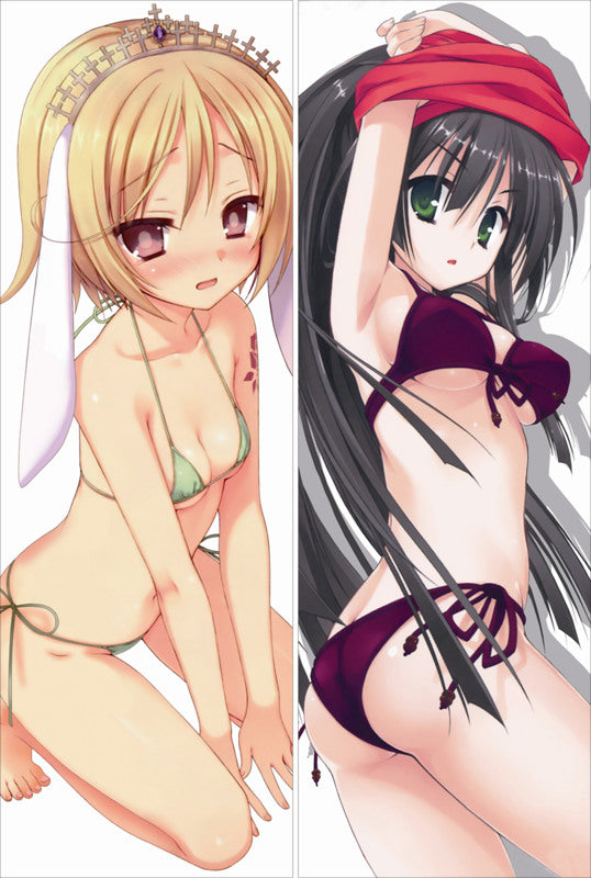 Is This a Zombie? Haruna Anime Dakimakura Body Pillow Cover image 0