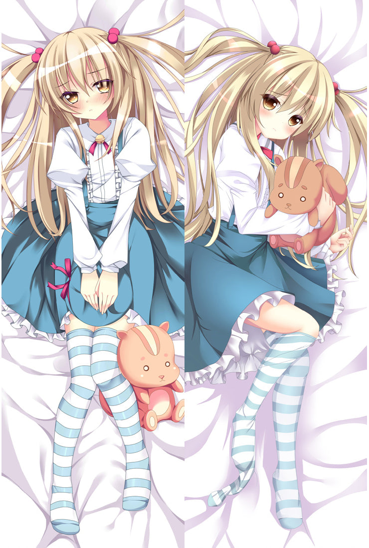 Inou-Battle wa Nichijou-kei no Naka de Chifuyu Himeki Anime Dakimakura Pillow Case image 0