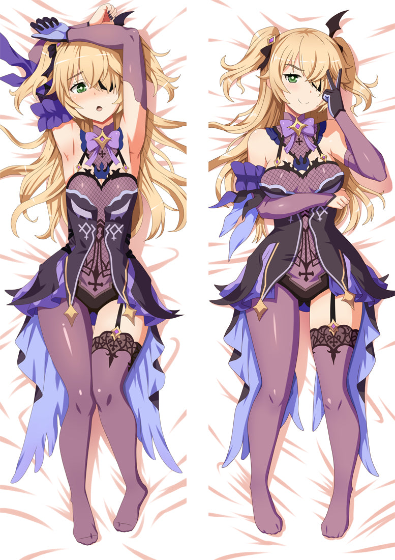 Genshin Impact Fischl Anime Dakimakura Body Pillow Cover image 0