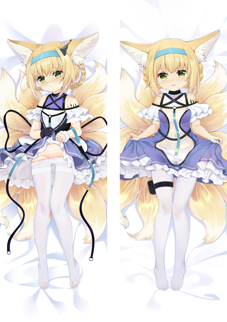 Arknights Suzuran Anime Dakimakura Body Pillow Cover image 0