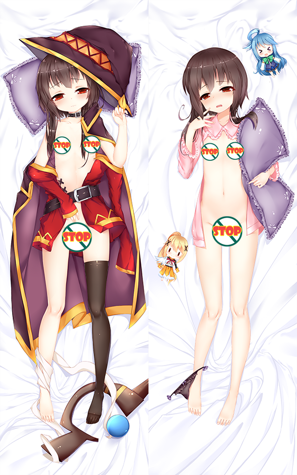 KonoSuba God's Blessing on This Wonderful World Megumin Anime Dakimakura Japanese Hugging Body Pillow Cover image 0