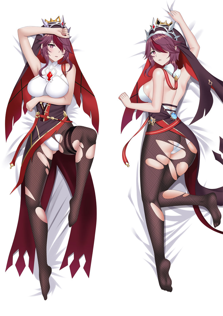 Genshin Impact Rosaria Anime Dakimakura Body Pillow Cover image 0