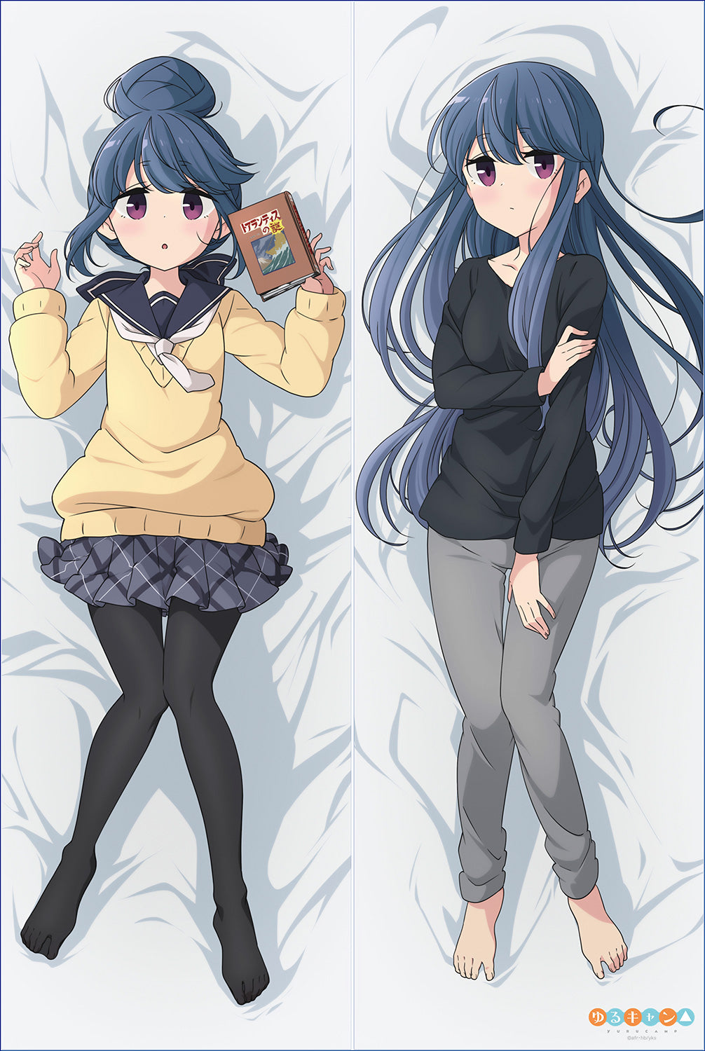 Laid-Back Camp Shima Rin Anime Dakimakura Pillow Cover image 0