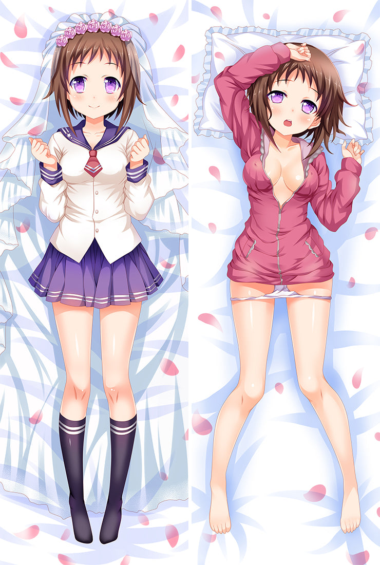 My Wife is the Student Council President Ui Wakana Anime Dakimakura Pillow Case image 0