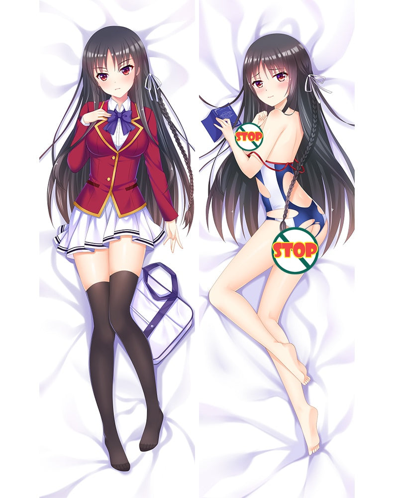 Hot Anime Dakimakura Suzune Horikita Classroom of the Elite Pillow Cover image 0