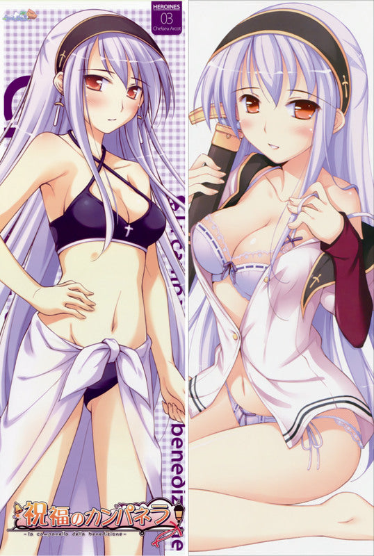 Shukufuku no Campanella, la Campanella Della Benedizione Chelsea Arcot Anime Dakimakura Japanese Pillow Cover image 0