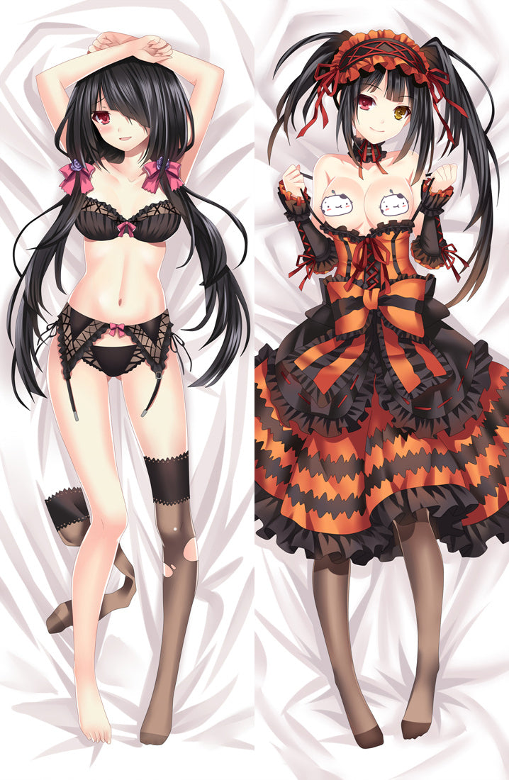 Date A Live Kurumi Tokisaki Anime Dakimakura Pillow Cover image 0