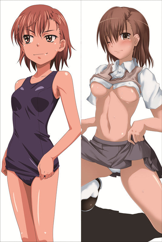 A Certain Magical Index Mikoto Misaka Anime Dakimakura Body Pillow Cover image 0