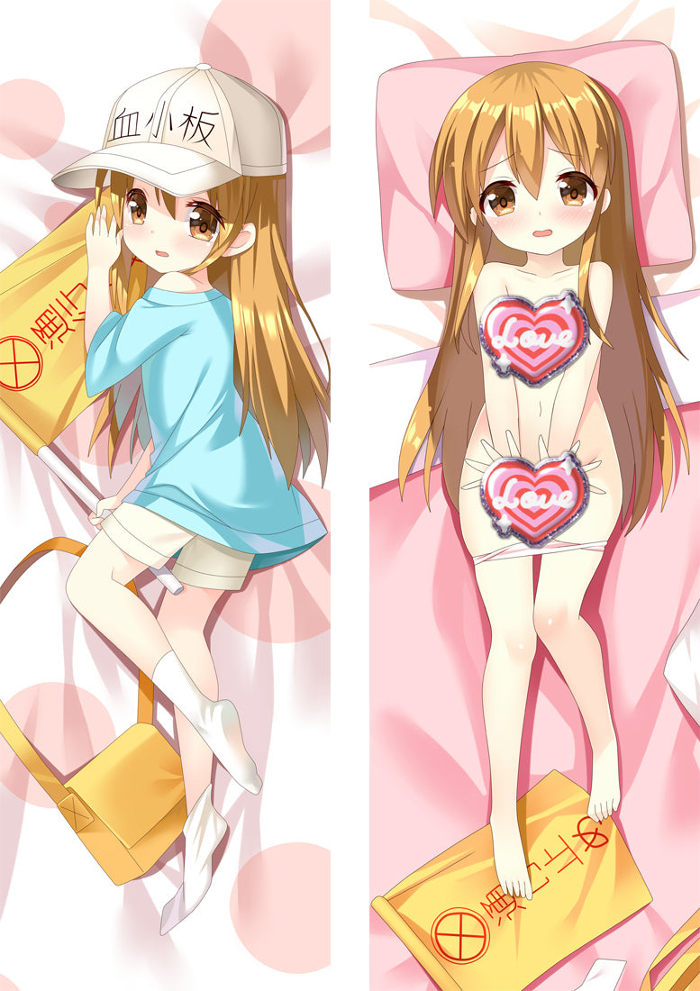 Cells at Work! Platelet Anime Dakimakura Body Pillow Cover image 0