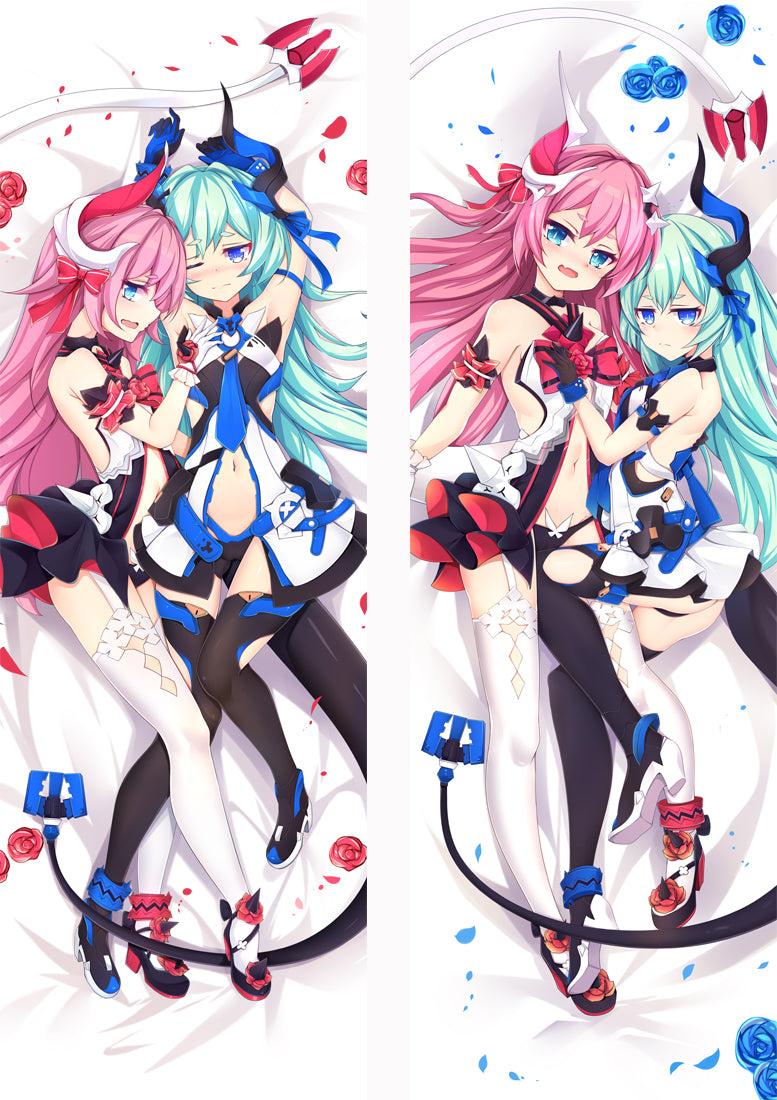 Honkai Impact 3rd Rozaliya&amp;Liliya Olenyeva Anime Dakimakura Pillow Cover image 0