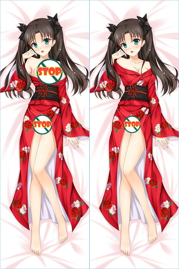 Fate/stay night Rin Tohsaka Anime Dakimakura Pillow Case image 0